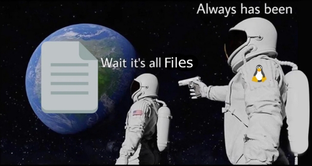 everything is a file